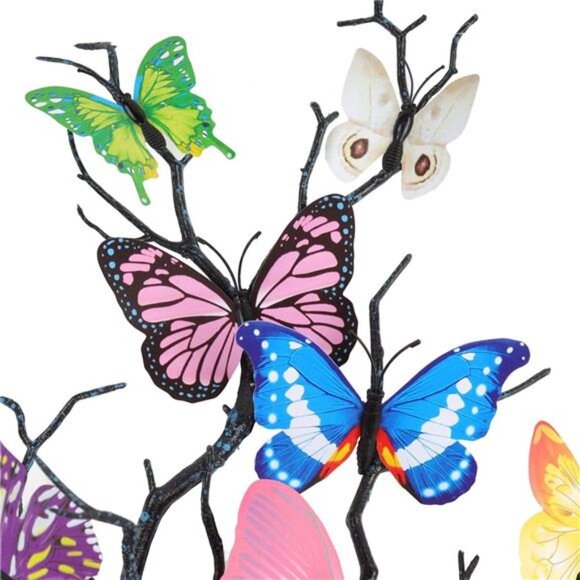 Butterfly Crown Headband | Monarch Fascinator Hat | Tea Party & Halloween - Picture 5 of 6